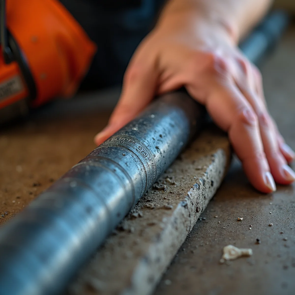 Seamless epoxy CIPP pipe liner cured solid, permanently sealing off joint entries